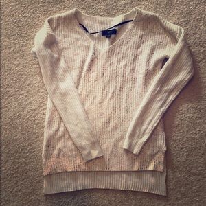Mossimo cream and rose gold sweater. XS.